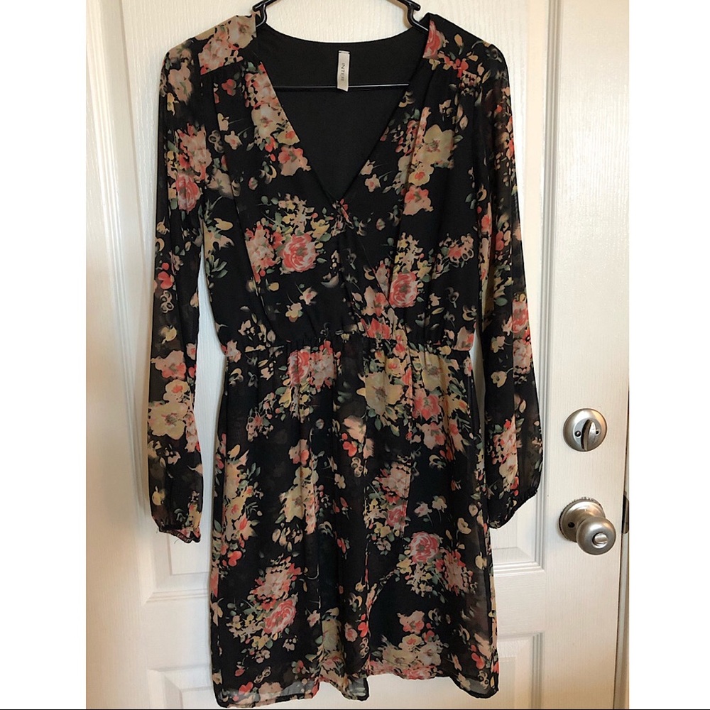 Floral Long Sleeve Dress